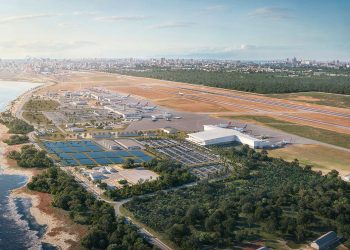El proyecto contempla  plataforma, taxiway y puentes de embarque adicionales.