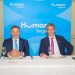 El presidente de Humano Seguros, Eduardo Cruz, junto al nuevo vicepresidente ejecutivo de la compañía, Carlos Mitnik.