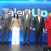 El titular del MICM, Yayo Sanz Lovatón, anuncia, junto al presidente Luis Abinader, la llegada al país de “Talent Up”.