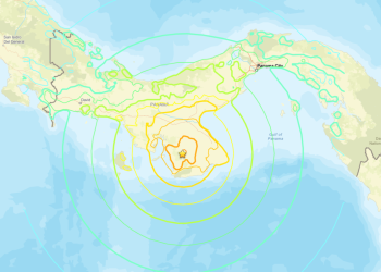 El movimiento ocurrió a las 12:56 hora local (17:56 GMT).