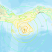 El movimiento ocurrió a las 12:56 hora local (17:56 GMT).