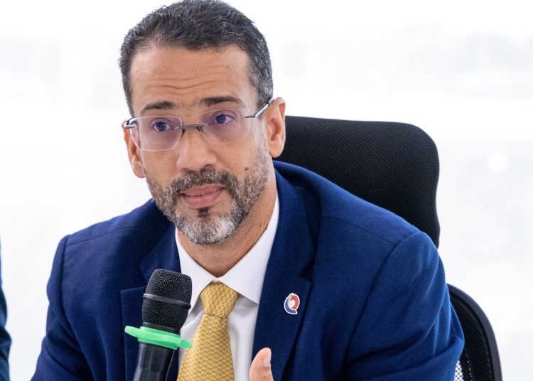 Vladimir Pimentel F., director ejecutivo de ProDominicana, destacó el dinamismo del sector exportador y los avances en la internacionalización de las empresas dominicanas.